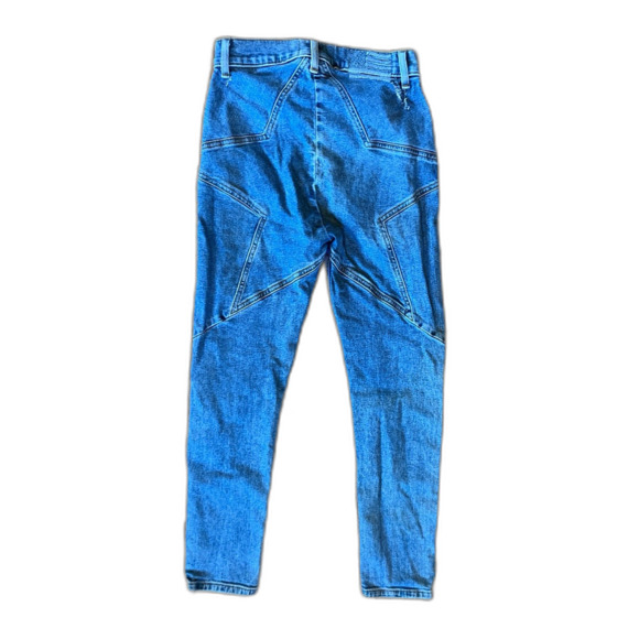 REVICE Blue High Rise Straight Leg Denim Jeans Pants Women's Size 27 - Picture 5 of 8